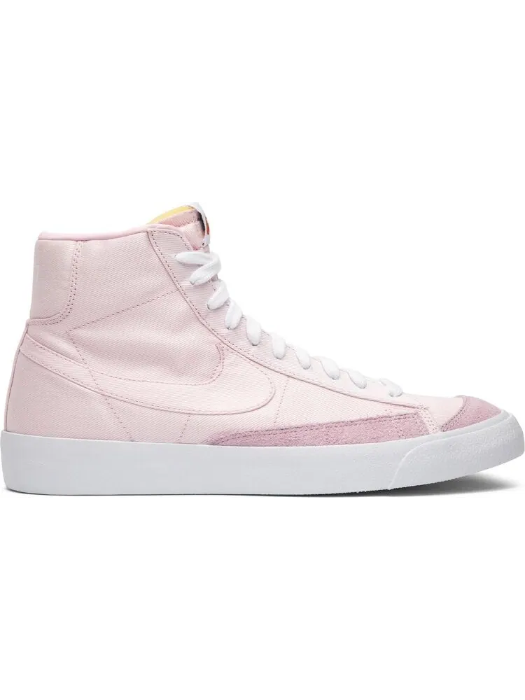 Кроссовки Nike Blazer Mid '77 Canvas 'Pink Foam' — изображение 1 из 8, розовый