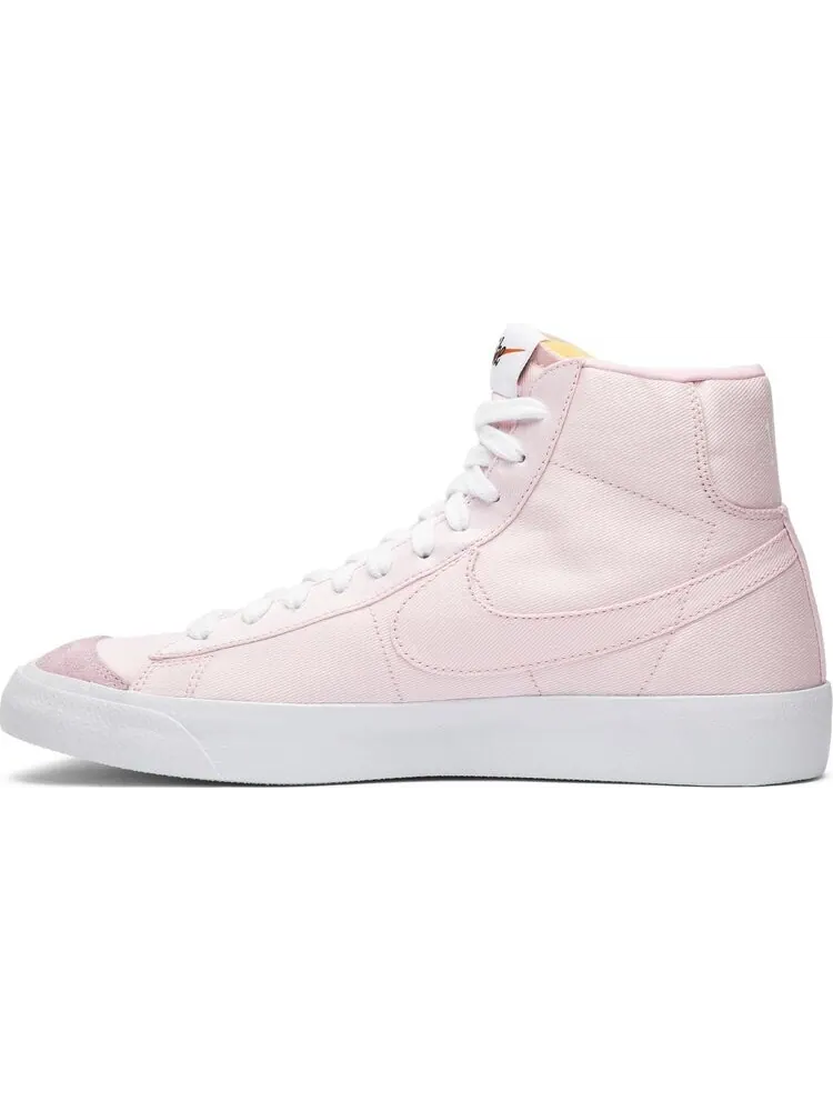 Кроссовки Nike Blazer Mid '77 Canvas 'Pink Foam' — изображение 3 из 8, розовый