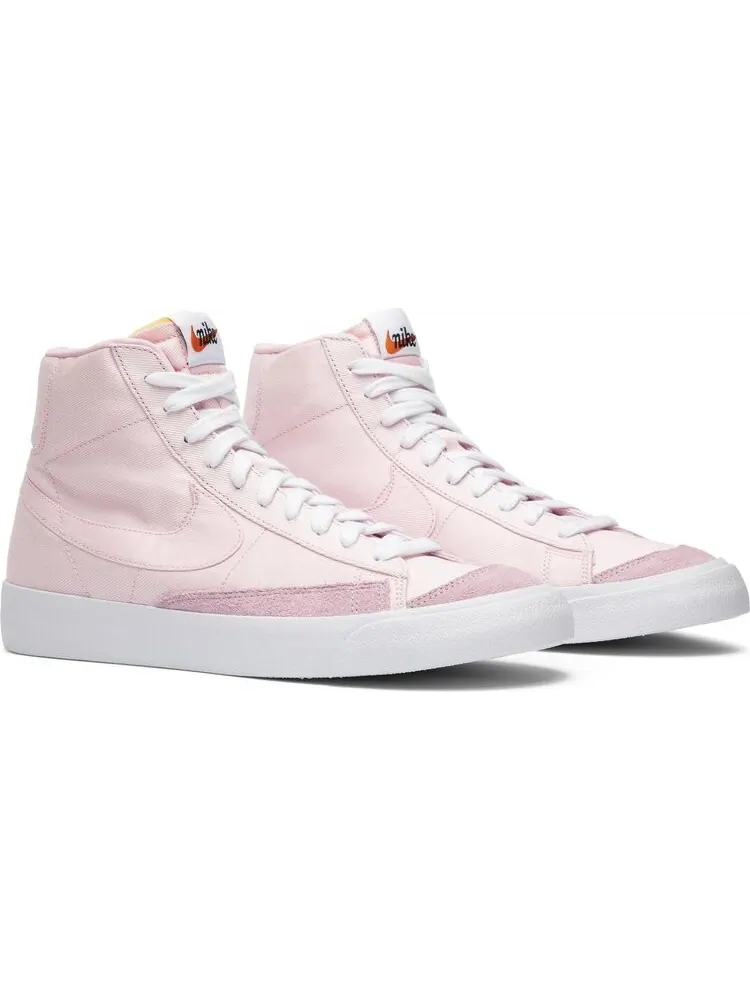 Кроссовки Nike Blazer Mid '77 Canvas 'Pink Foam' — изображение 8 из 8, розовый