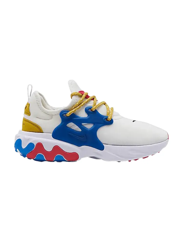 Кроссовки Nike Wmns React Presto 'White Hyper Blue' — изображение 1 из 1, белый/черный/синий