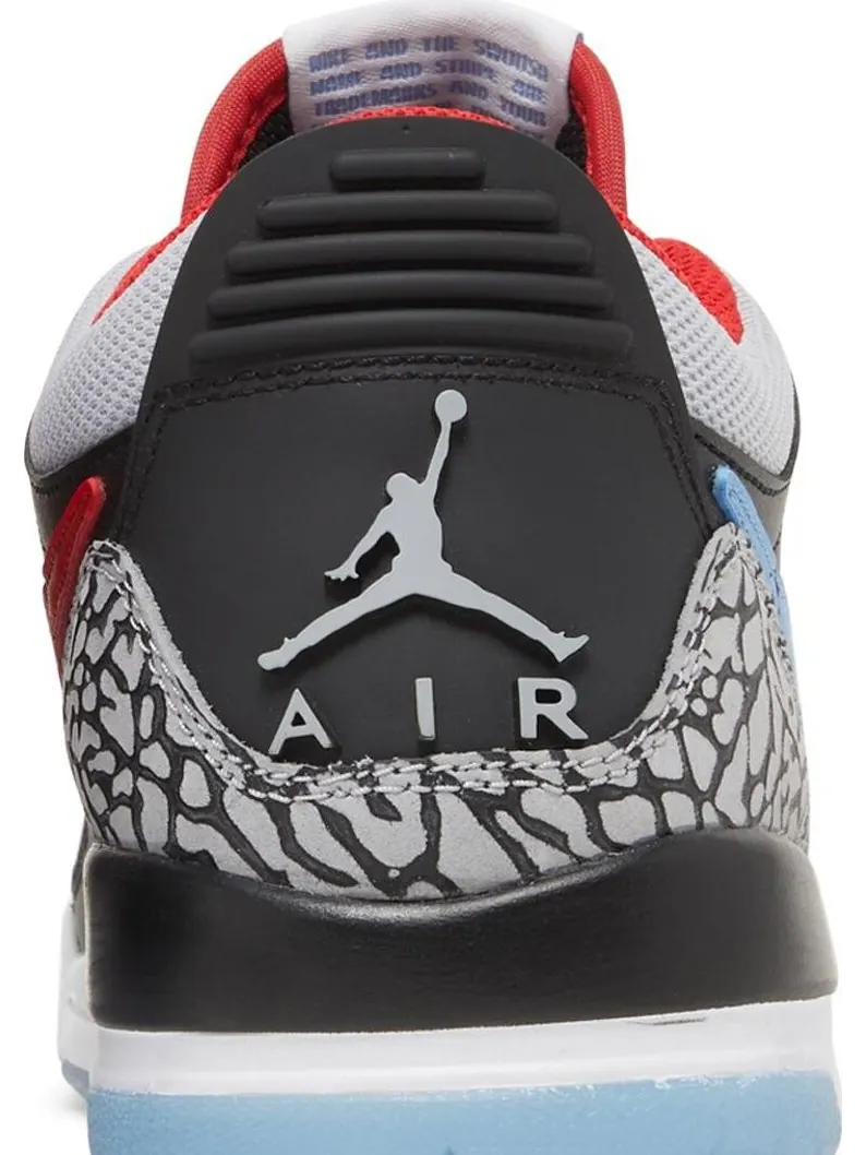 Кроссовки Jordan Legacy 312 Low GS Chicago Flag — изображение 7 из 8, черный