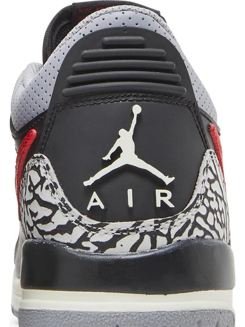 Кроссовки Jordan Legacy 312 Low GS Bred Cement — изображение 7 из 8, черный