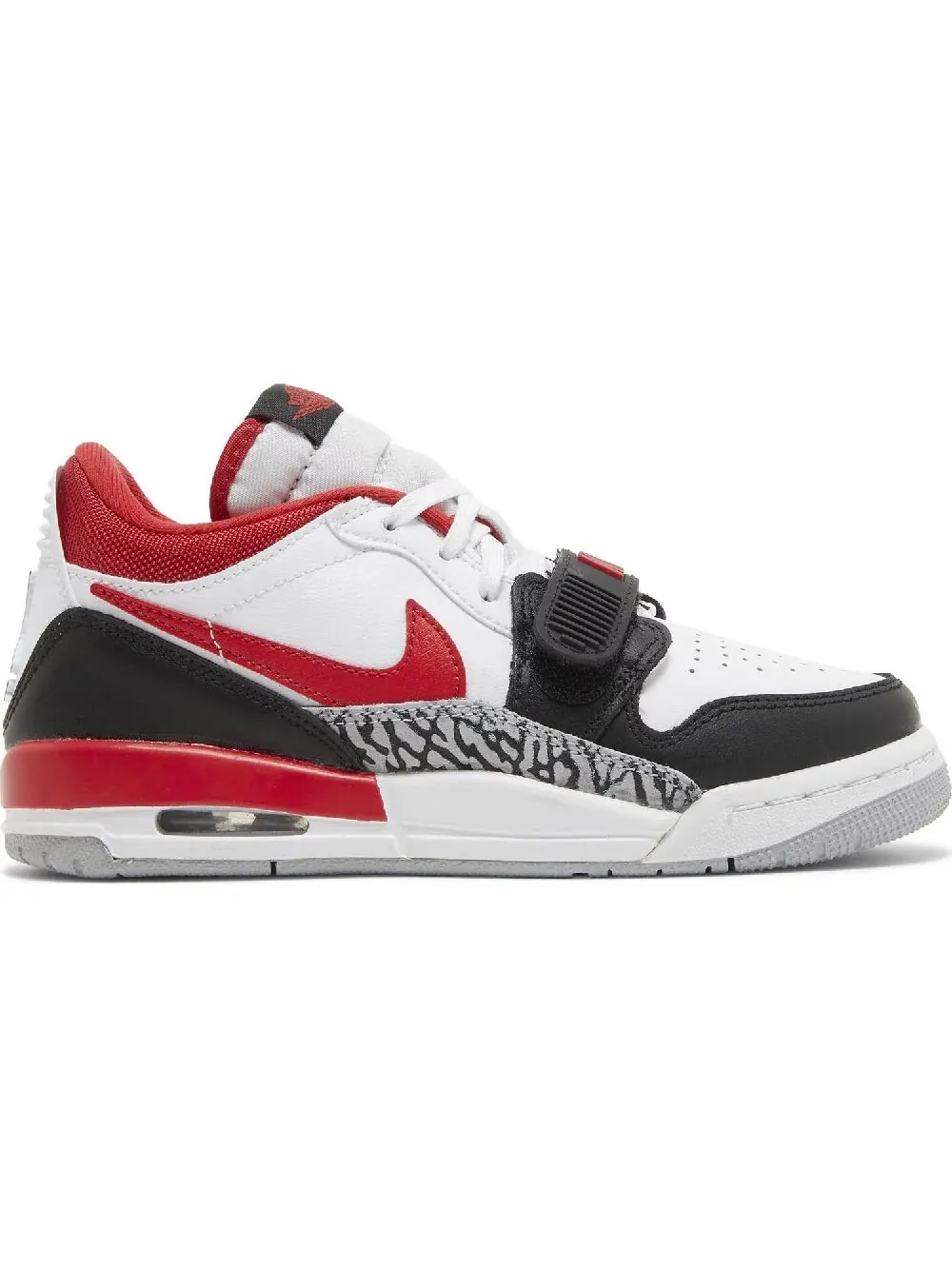 Кроссовки Nike Air Jordan Legacy 312 Low PS Fire Red — изображение 1 из 1, красный/белый/черный