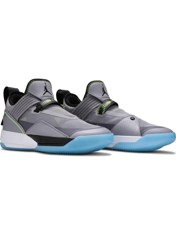 Кроссовки Air Jordan 33 SE PF Cement Grey — изображение 8 из 8, серый