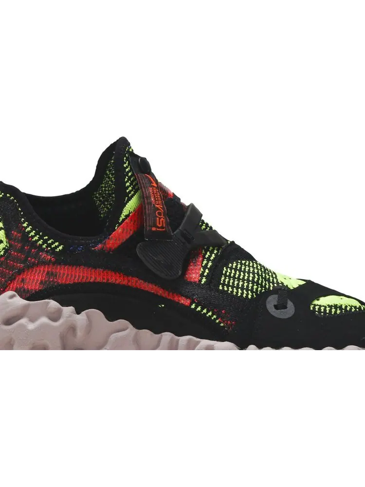 Кроссовки Nike ISPA OverReact Flyknit 'Crimson Volt' — изображение 2 из 8, черный