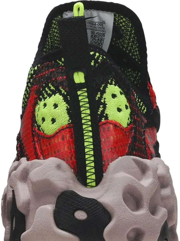 Кроссовки Nike ISPA OverReact Flyknit 'Crimson Volt' — изображение 7 из 8, черный