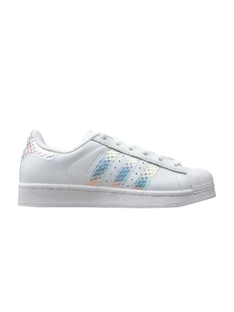 Кроссовки Adidas Superstar J 'Hologram' — изображение 1 из 1, белый