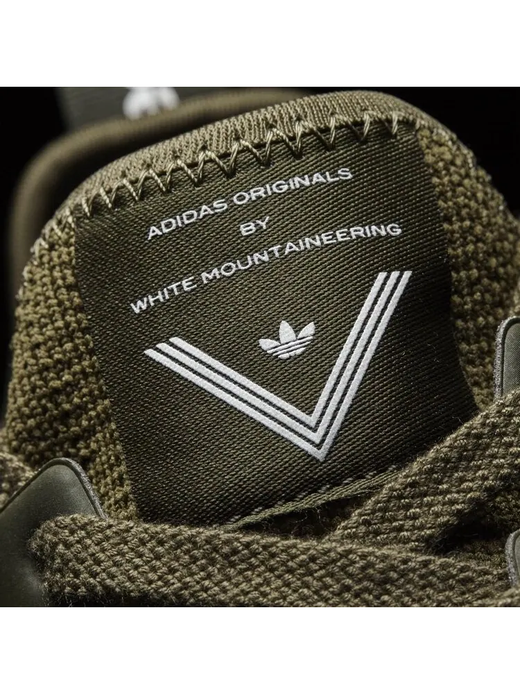 Кроссовки Adidas White Mountaineering x NMD_R1 Trail Primeknit 'Olive' — изображение 6 из 7, зеленый