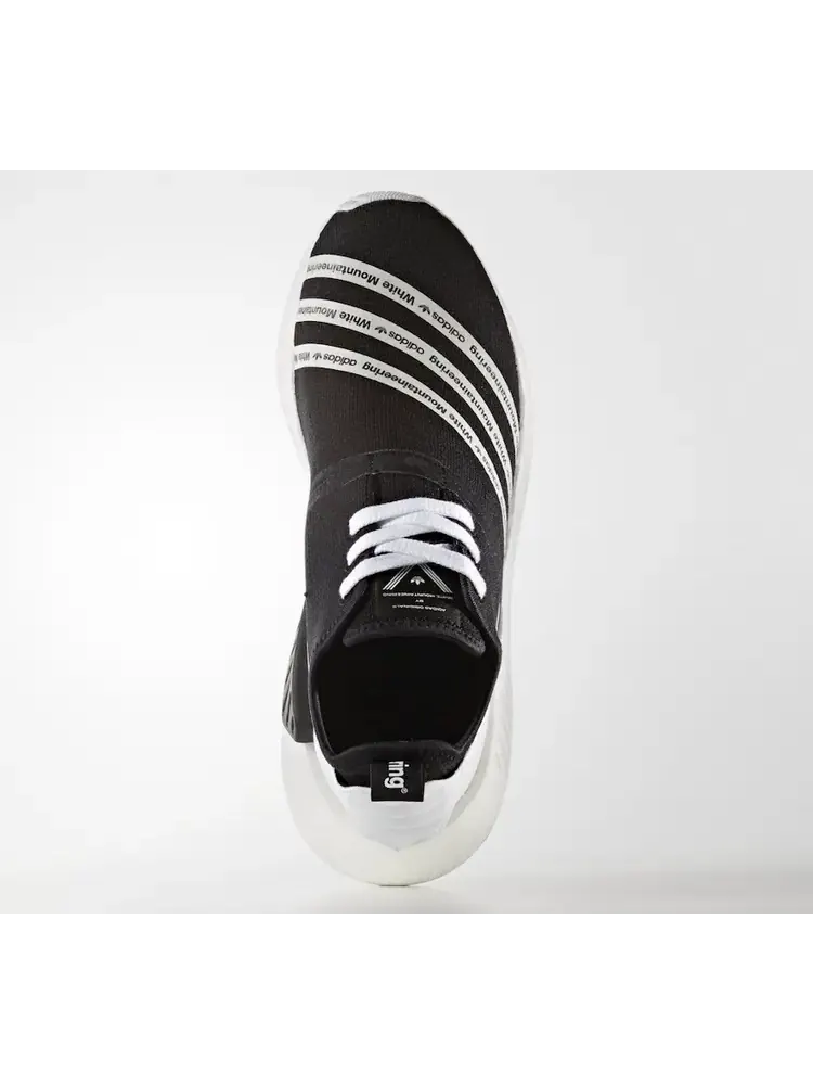 Кроссовки Adidas White Mountaineering x NMD_R2 Primeknit 'Core Black' — изображение 3 из 5, черный