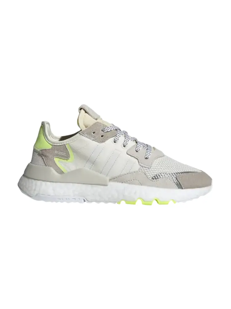 Кроссовки Adidas Wmns Nite Jogger 'Off White Yellow' — изображение 1 из 1, белый