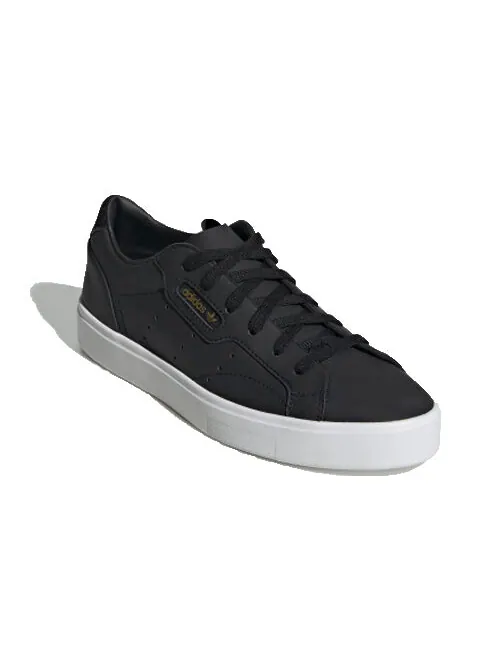 Кроссовки Adidas Originals Sleek Core Black Crystal White Women's — изображение 3 из 5, черный