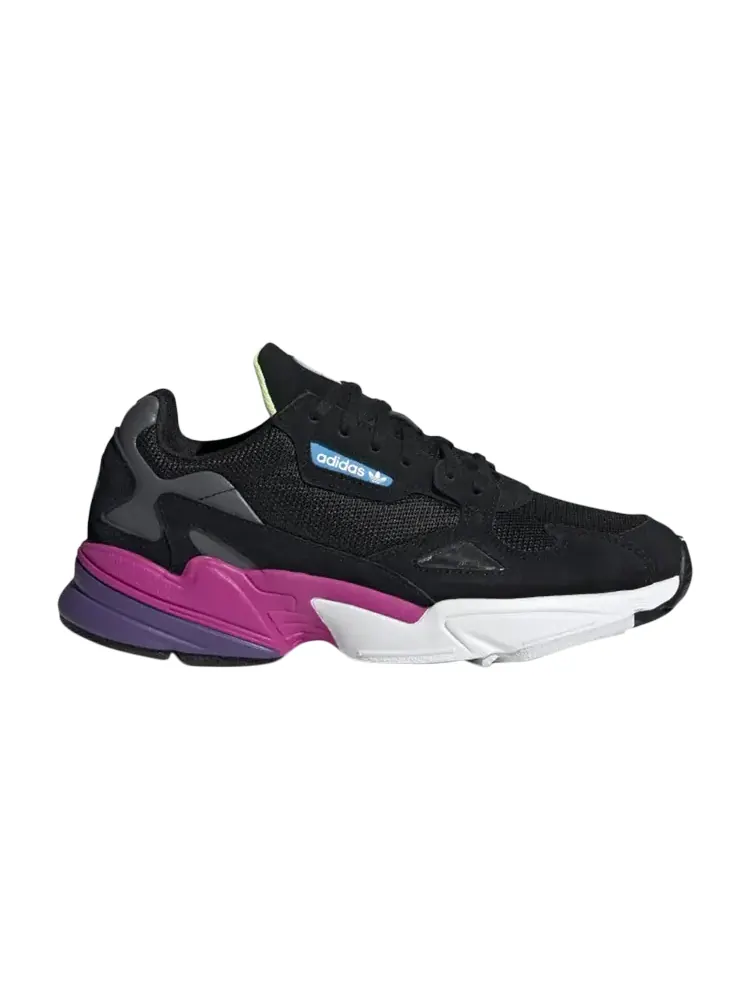 Кроссовки Adidas Wmns Falcon 'Black Shock Pink' — изображение 1 из 1, черный