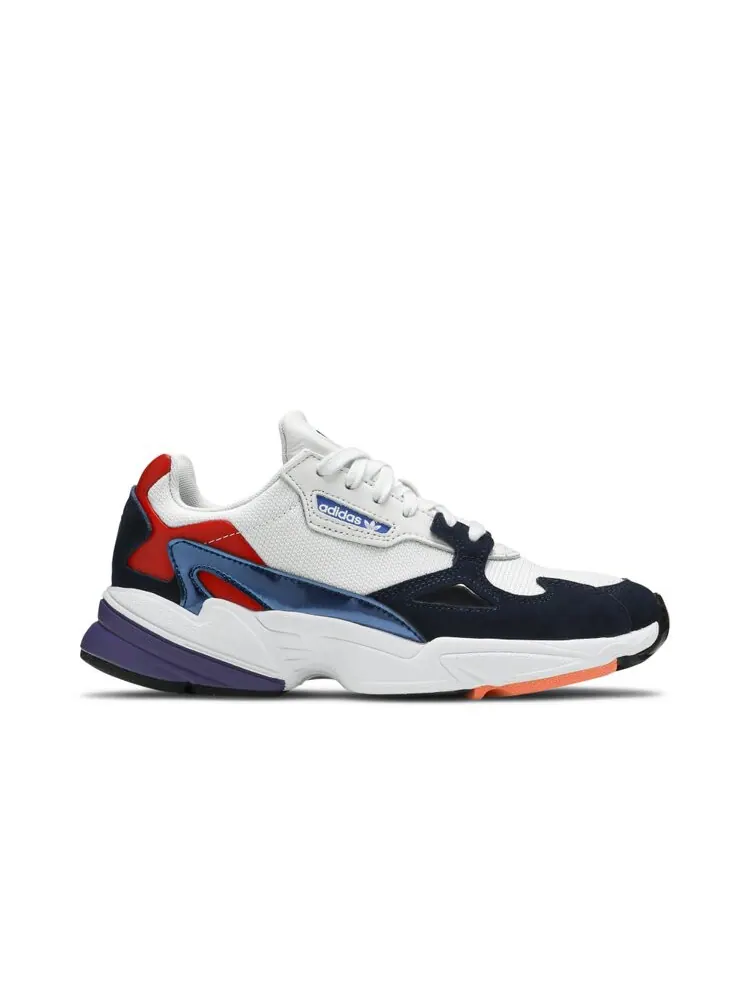 Кроссовки Adidas Wmns Falcon 'Crystal White Navy' — изображение 1 из 4, белый