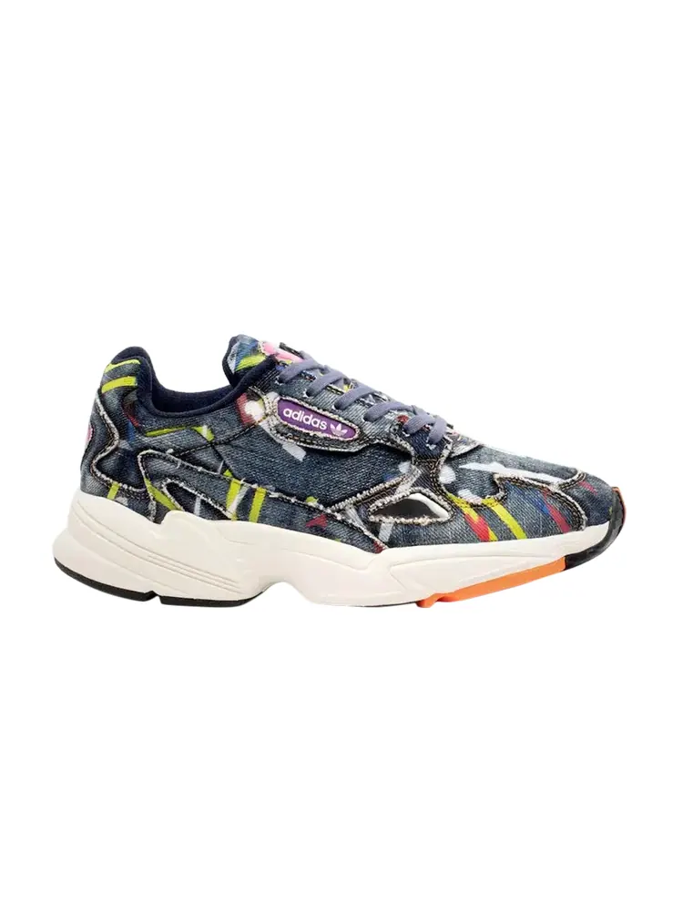 Кроссовки Adidas Wmns Falcon 'Paint Denim' — изображение 1 из 1, синий