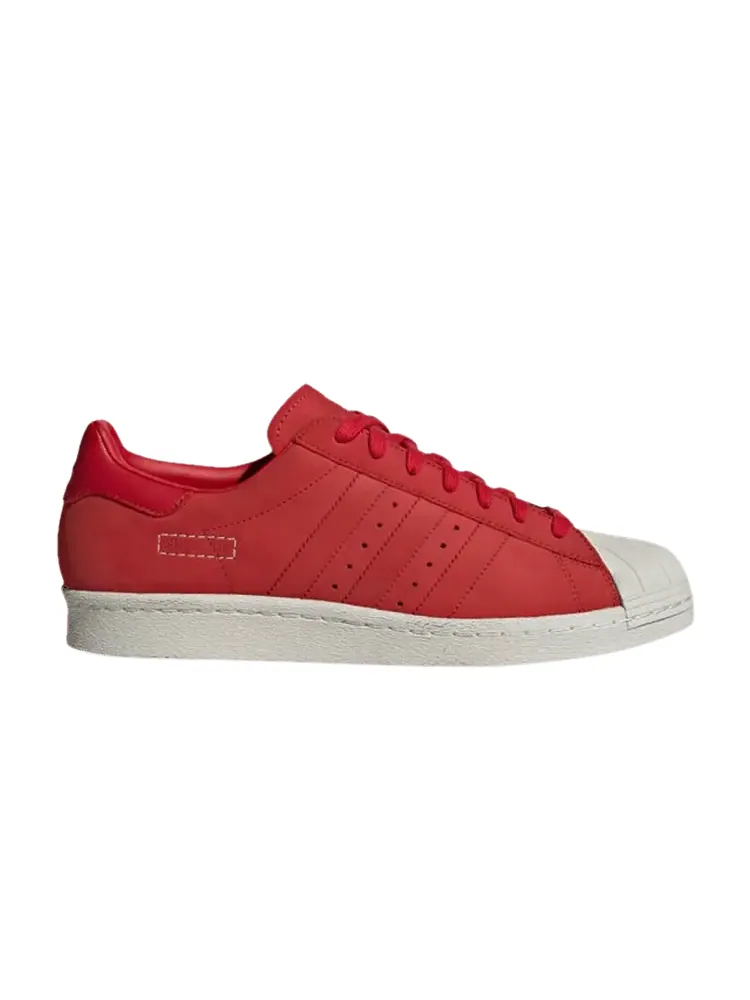 Кроссовки adidas Superstar 80s 'Scarlet' — изображение 1 из 1, белый