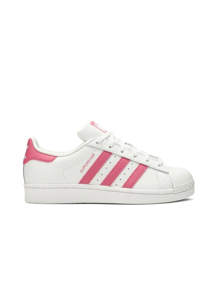 Кроссовки Adidas Superstar J 'White Real Pink' — изображение 1 из 4, белый