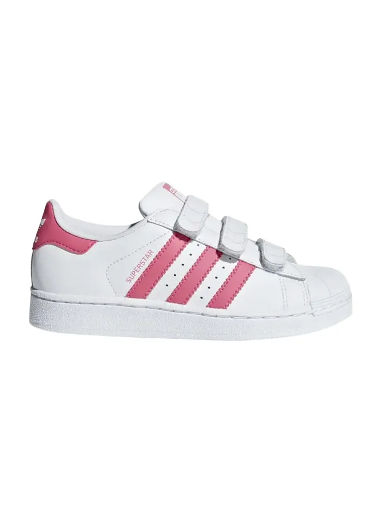 Кроссовки Adidas Superstar CF C 'White Pink' — изображение 1 из 1, белый