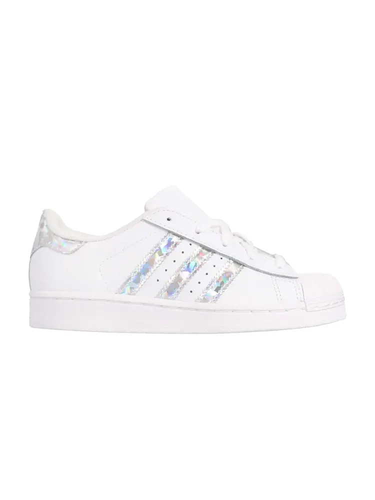 Кроссовки Adidas Superstar J 'Diamond' — изображение 1 из 1, серебряный