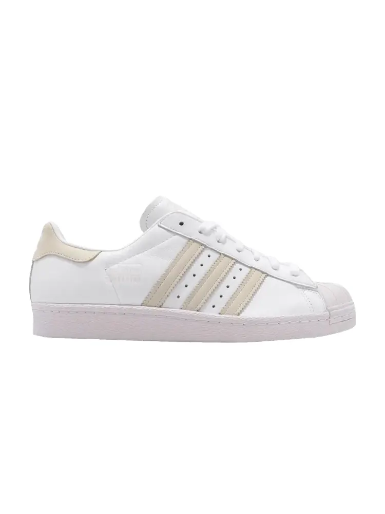 Кроссовки adidas Superstar 80s 'Ecru Tint' — изображение 1 из 1, белый//белый