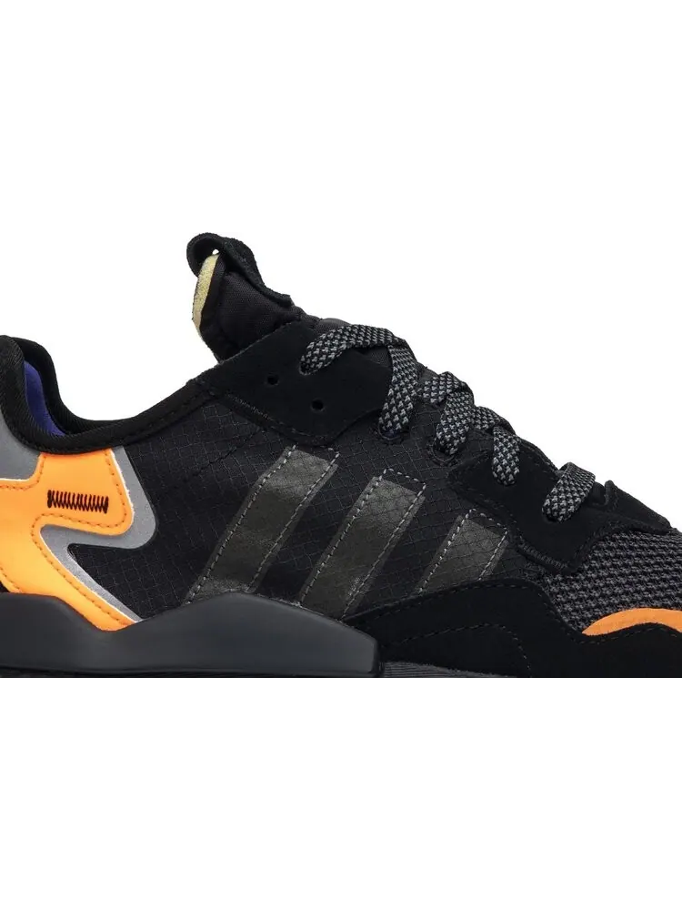 Кроссовки Adidas Nite Jogger 'Black Carbon' — изображение 2 из 8, черный