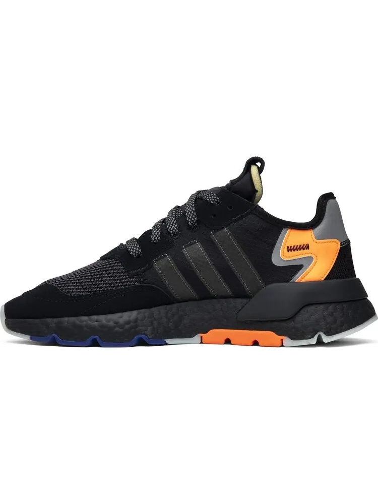 Кроссовки Adidas Nite Jogger 'Black Carbon' — изображение 3 из 8, черный