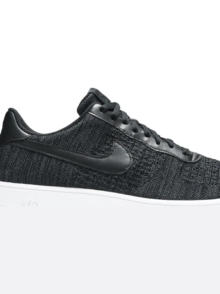 Кроссовки Nike Air Force 1 Flyknit 2.0 'Black Anthracite' — изображение 2 из 8, черный