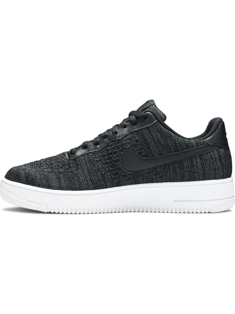 Кроссовки Nike Air Force 1 Flyknit 2.0 'Black Anthracite' — изображение 3 из 8, черный