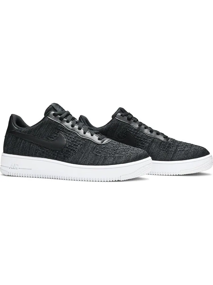 Кроссовки Nike Air Force 1 Flyknit 2.0 'Black Anthracite' — изображение 8 из 8, черный