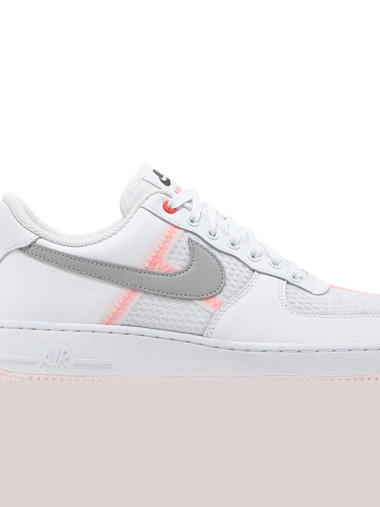 Кроссовки Nike Air Force 1 Low 'Transparent White Grey' — изображение 2 из 4, серый