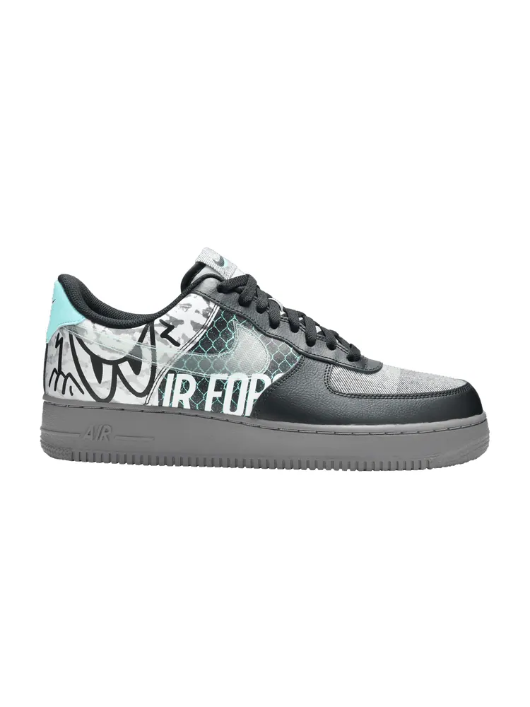 Кроссовки Nike Air Force 1 Low Premium 'Off Noir' — изображение 1 из 9, черный/платиновый/черный