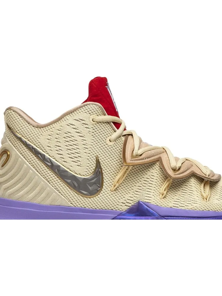 Кроссовки Nike Concepts x Kyrie 5 'Ikhet' — изображение 2 из 8, бежевый