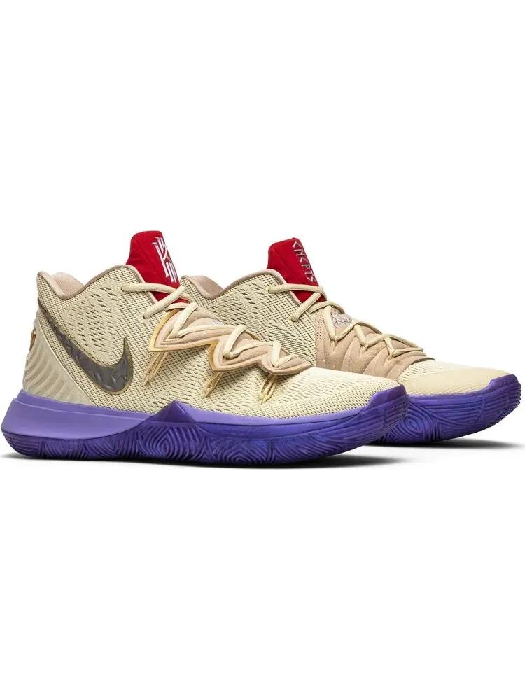 Кроссовки Nike Concepts x Kyrie 5 'Ikhet' Special Box — изображение 8 из 8, бежевый