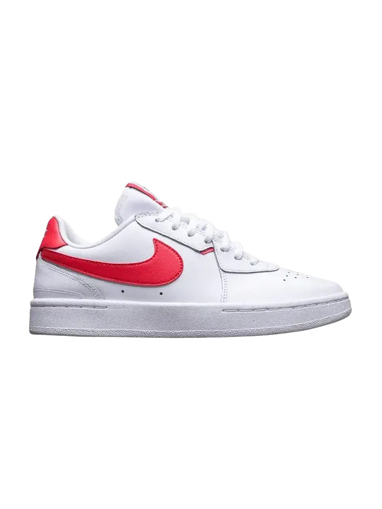 Кроссовки Nike Wmns Court Blanc — изображение 1 из 1, белый красный