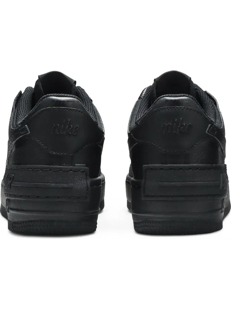 Кроссовки Nike Wmns Air Force 1 Shadow 'Triple Black' — изображение 6 из 8, черный