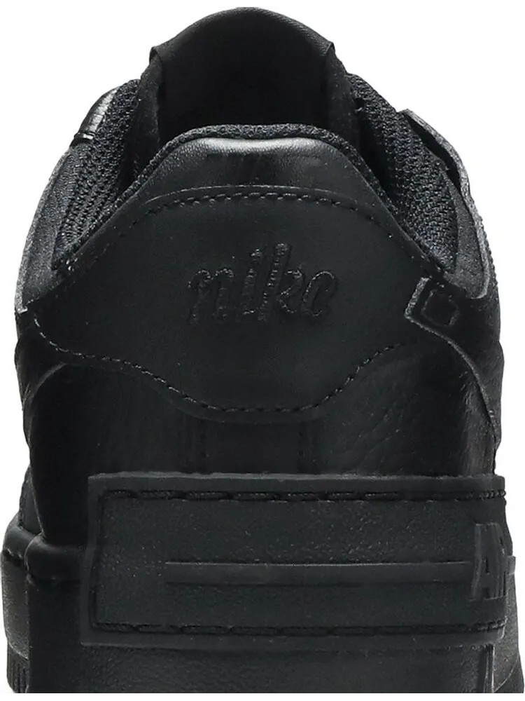Кроссовки Nike Wmns Air Force 1 Shadow 'Triple Black' — изображение 7 из 8, черный