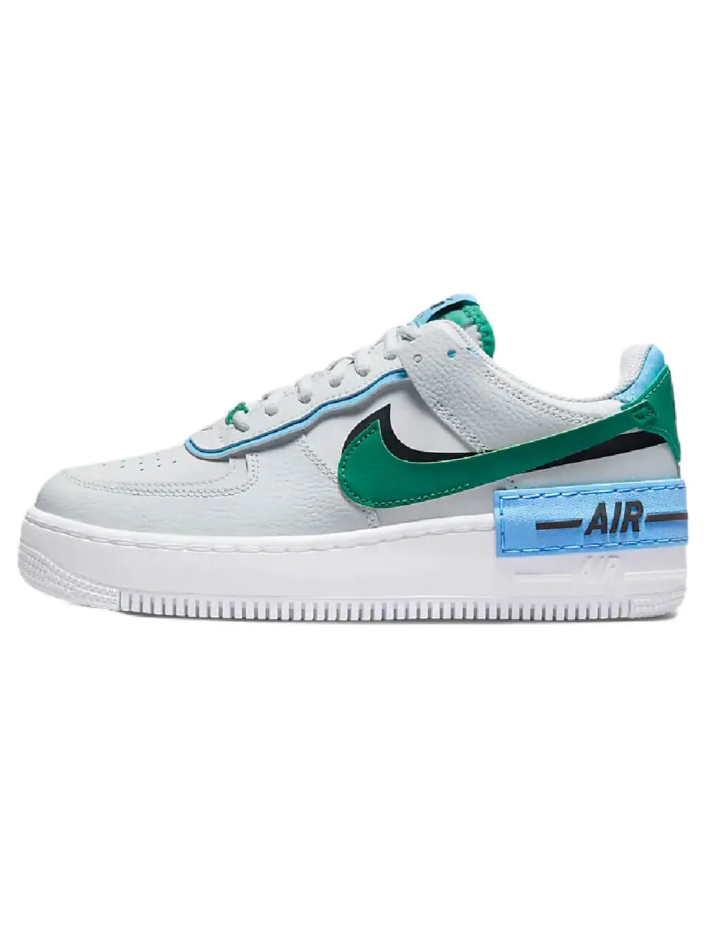 Кросcовки Nike Air Force 1 Shadow — изображение 1 из 8, серый/голубой/зеленый