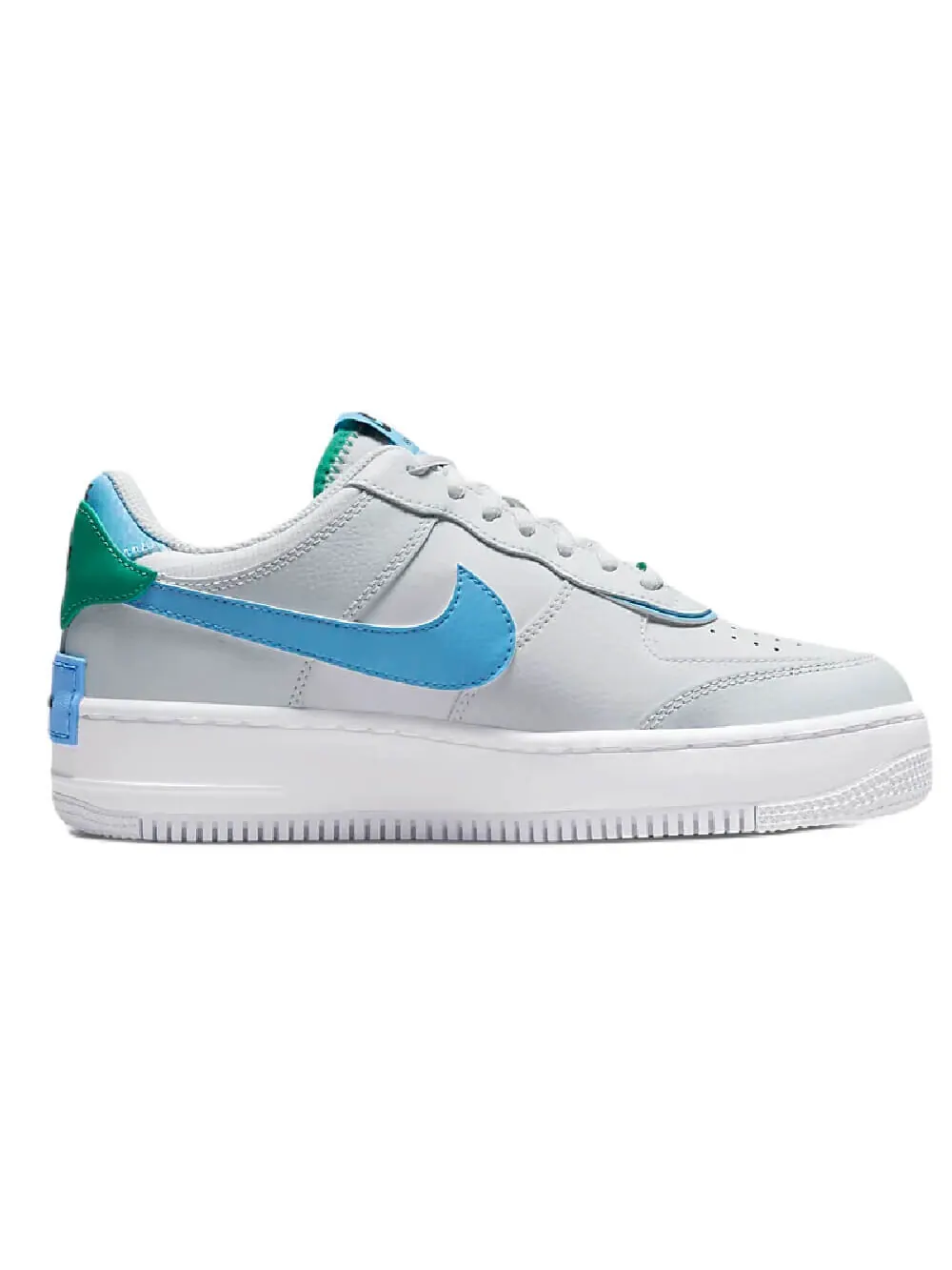 Кросcовки Nike Air Force 1 Shadow — изображение 4 из 8, серый/голубой/зеленый