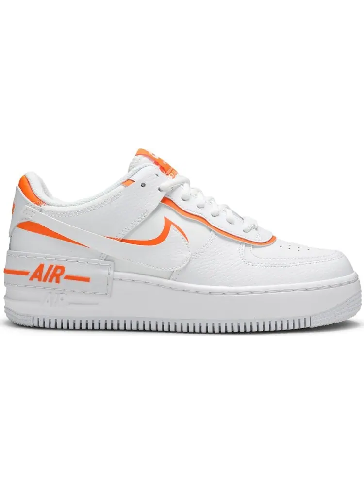 Кроссовки Nike Wmns Air Force 1 Shadow 'Total Orange' — изображение 1 из 8, белый
