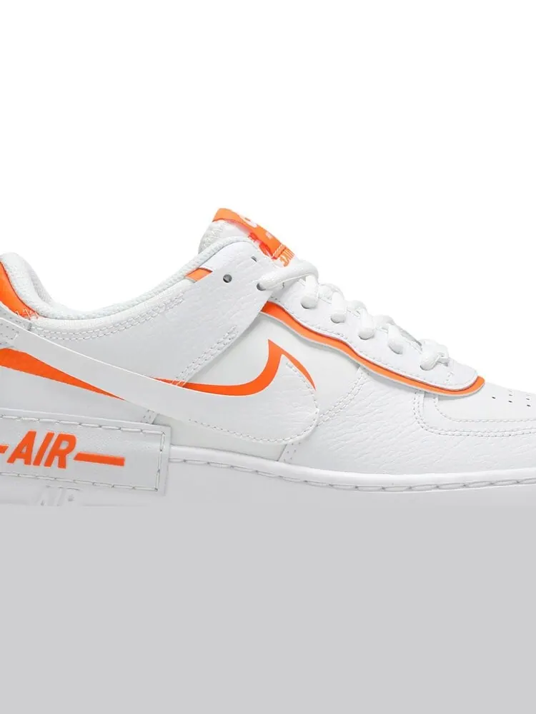 Кроссовки Nike Wmns Air Force 1 Shadow 'Total Orange' — изображение 2 из 8, белый
