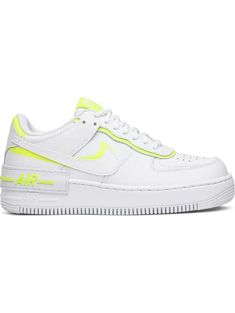 Кроссовки Nike Wmns Air Force 1 Shadow 'Volt' — изображение 1 из 8, белый