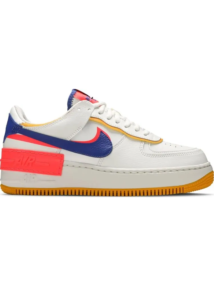 Кроссовки Nike Wmns Air Force 1 Shadow 'White Crimson Blue' — изображение 1 из 8, белый