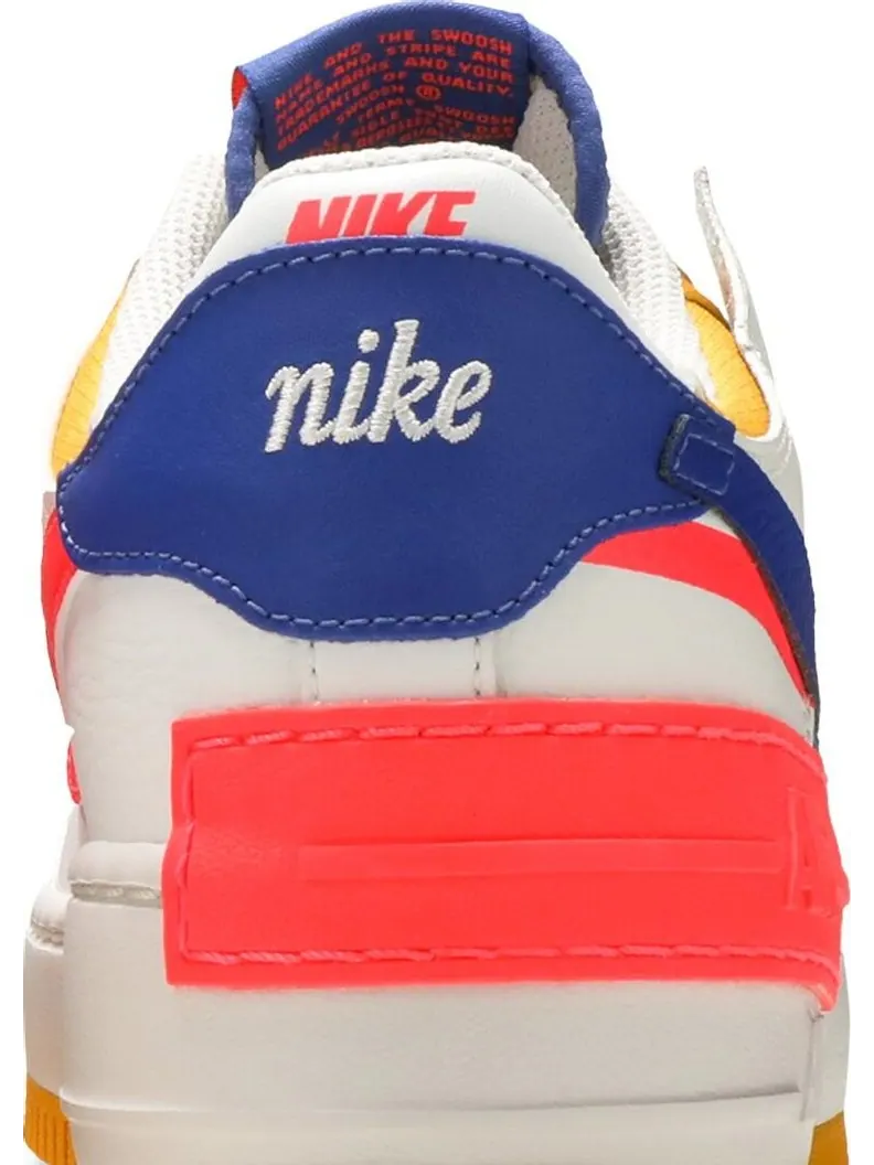 Кроссовки Nike Wmns Air Force 1 Shadow 'White Crimson Blue' — изображение 7 из 8, белый