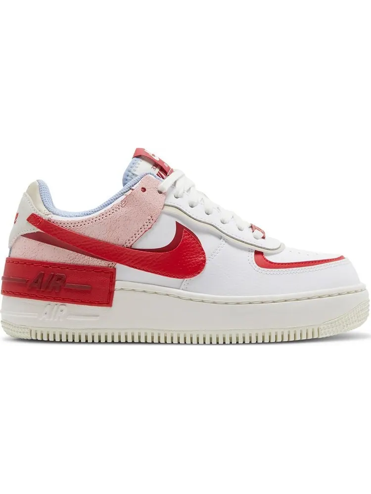 Кроссовки Nike Wmns Air Force 1 Shadow 'Cracked Leather' — изображение 1 из 8, белый