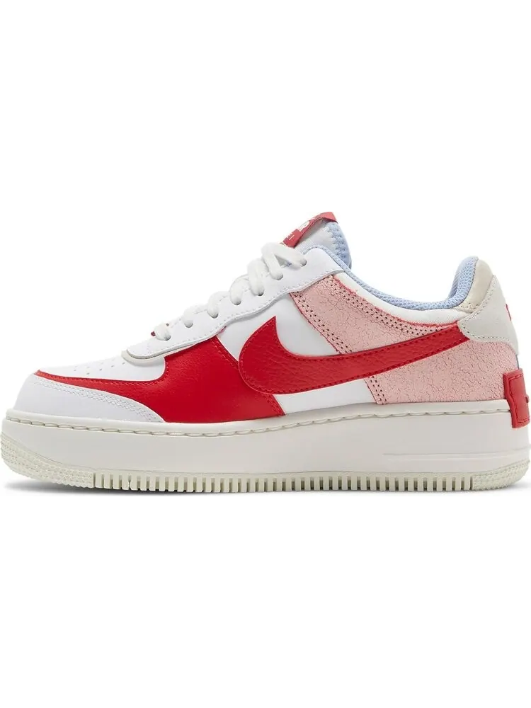 Кроссовки Nike Wmns Air Force 1 Shadow 'Cracked Leather' — изображение 3 из 8, белый