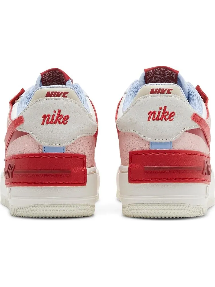 Кроссовки Nike Wmns Air Force 1 Shadow 'Cracked Leather' — изображение 6 из 8, белый
