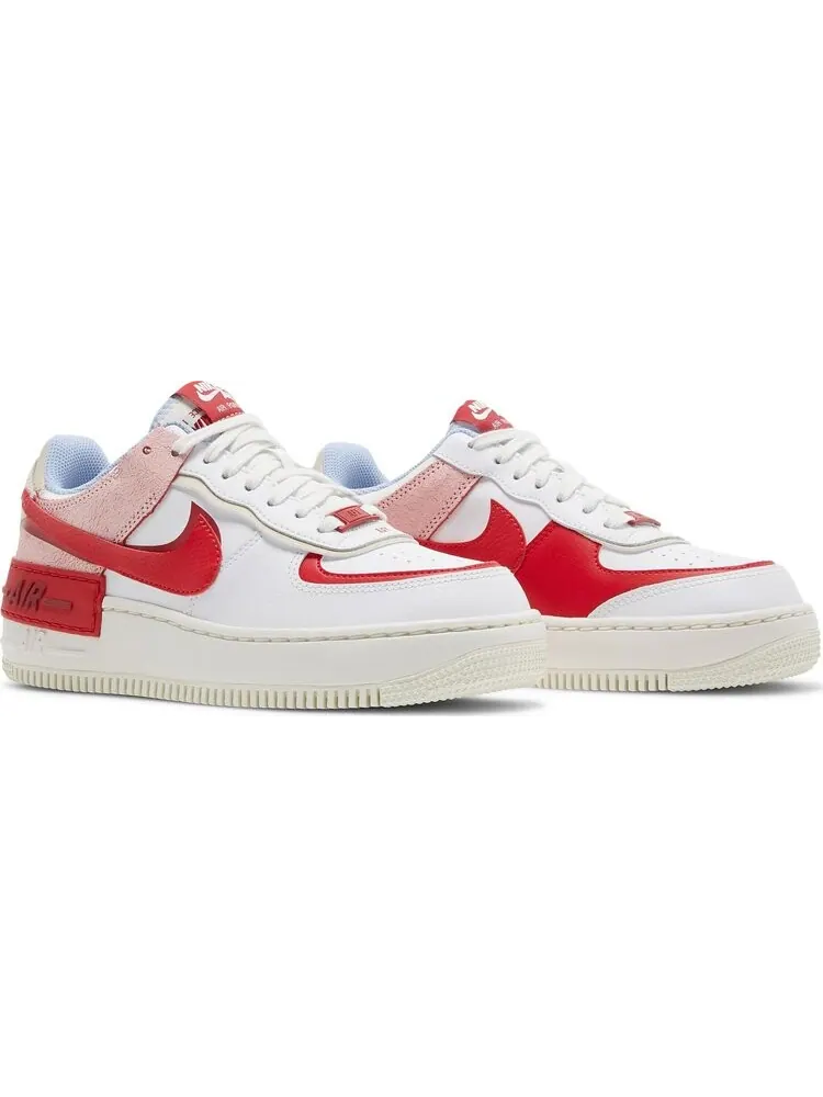 Кроссовки Nike Wmns Air Force 1 Shadow 'Cracked Leather' — изображение 8 из 8, белый