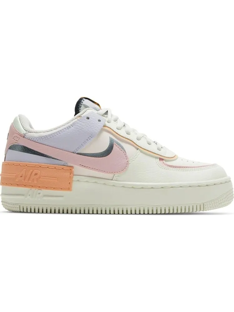 Кроссовки Nike Wmns Air Force 1 Shadow 'Orange Chalk Pink Glaze' — изображение 1 из 8, бежевый