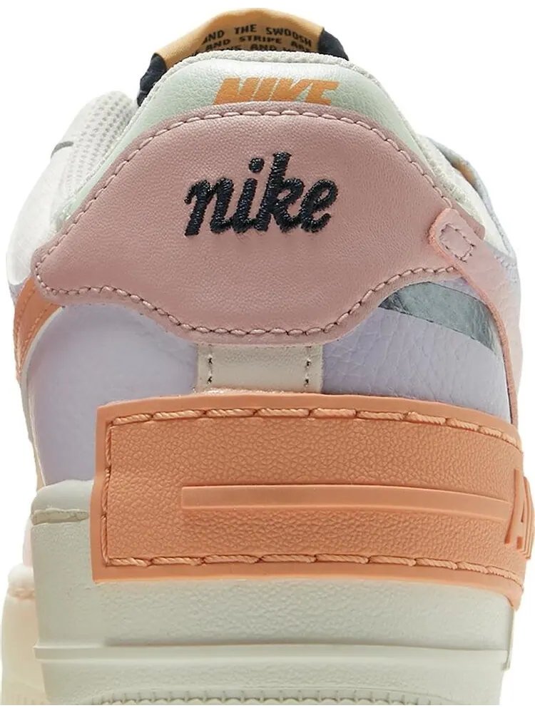 Кроссовки Nike Wmns Air Force 1 Shadow 'Orange Chalk Pink Glaze' — изображение 7 из 8, бежевый