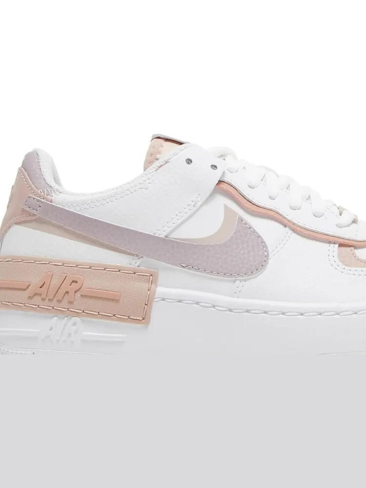 Кроссовки Nike Wmns Air Force 1 Shadow 'White Pink Oxford' — изображение 2 из 8, белый