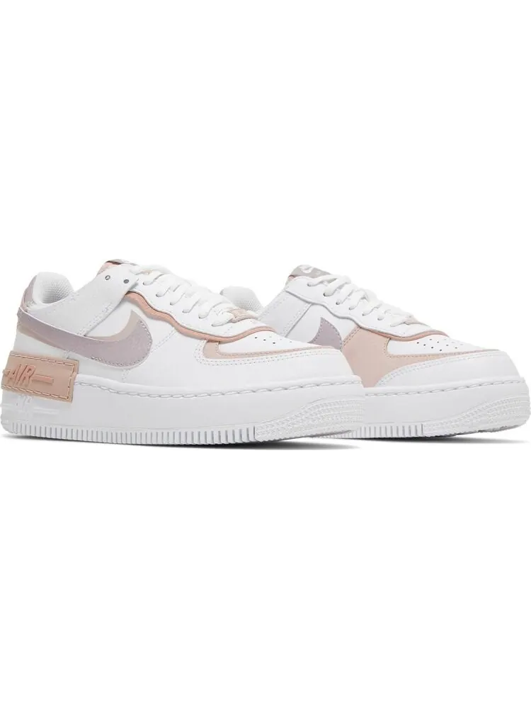 Кроссовки Nike Wmns Air Force 1 Shadow 'White Pink Oxford' — изображение 8 из 8, белый